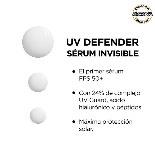 OAP SKINCARE WEBSITE UV DEFENDER 25 CARRUSEL 2 SERUM INVISIBLE MX